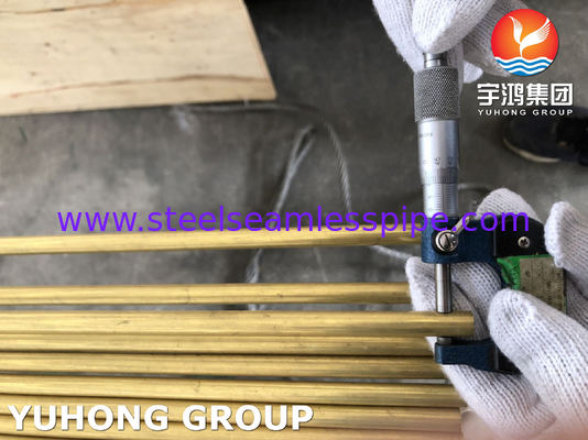 EN12449 CuZn20Al2As C68700 Brass Seamless Tube for Power Plants Condenser
