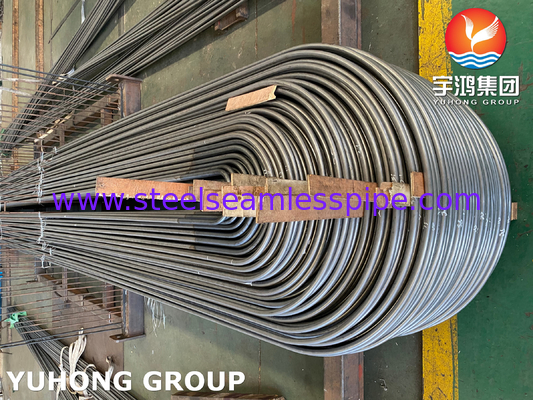 ASME SA213 TP316Ti Stainless Steel U Bend Tube 1.65mm Min Thickness