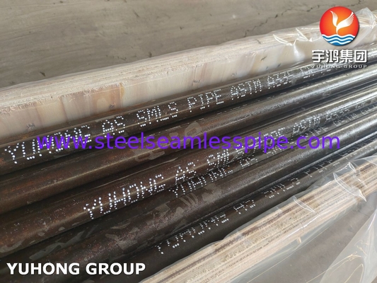 Alloy Steel Seamless Tubes ASTM A335 P5 Black Painting Beveled End Pipe
