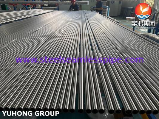 ASTM A249 TP304 1.4301 Bright Annealed Stainless Steel Welded Tube For Heat Exchanger