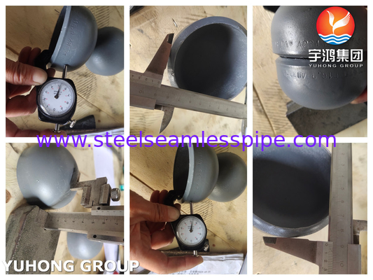 ASME B16.9 ASTM A234 WPB Carbon Steel Pipe Fittings Black Coated Fittings