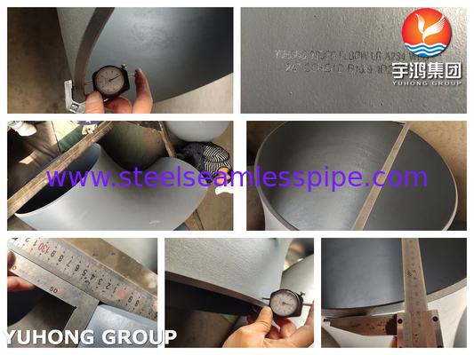 ASME B16.9 ASTM A234 WPB Carbon Steel Pipe Fittings Black Coated Fittings