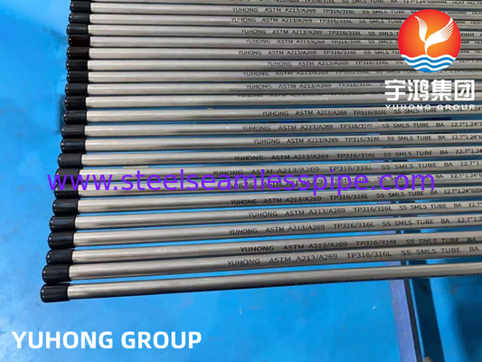 ASTM A213 TP316L Stainless Steel Bright Annealed Tube Instrumentation Tubing