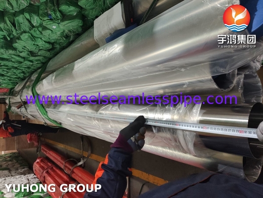 ASME SA270 ASTM A270 Stainless Steel Welded Tube Polished 320 240 GRIT TP304