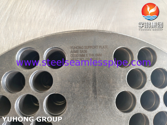 ASME SA36 Support Plate With High Mechanical Properties For Heat Exchanger Design