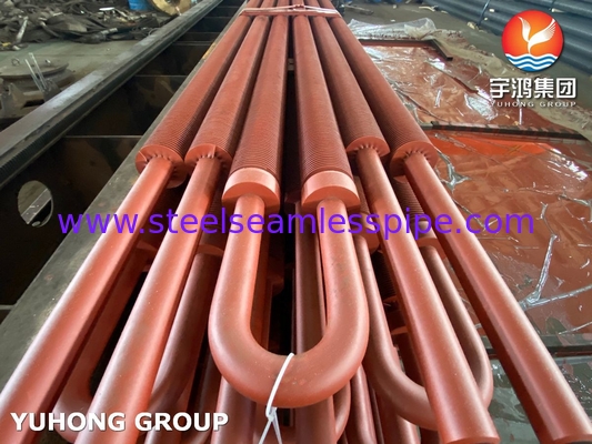 Carbon Steel U Bend Finned Tube A179 A192 Extruded And Studded Fin