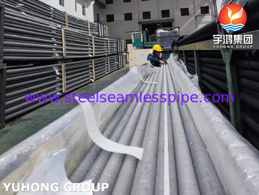 Heat Exchanger Finned Tube,  Extruded type , ASTM A213 TP304 with Aluninum 6063