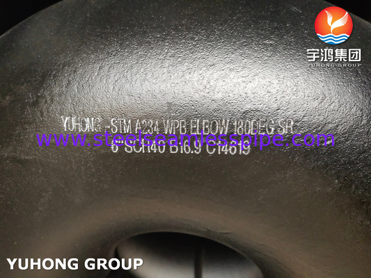 Buttweld Fitting ASTM A234 WPB Carbon Steel 90/180 Degree SR Elbow