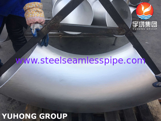 EN 10253-2 1.4541 Large Diameter Butt Weld Fitting 90 Deg Elbow