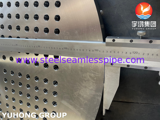 ASTM A182 F316L / 1.4404 Stainless Steel Tube Sheet Heat Exchanger Tube Plate