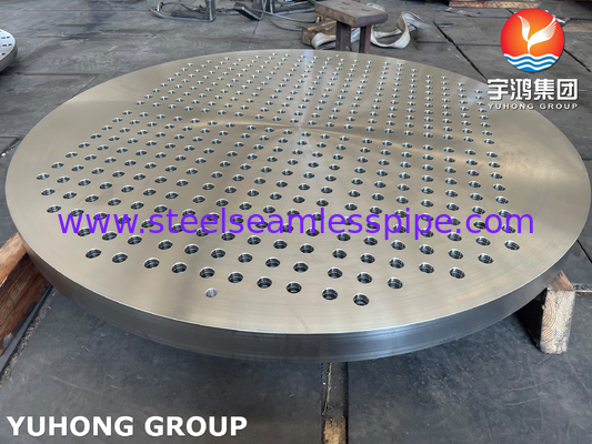 ASTM A182 F316L / 1.4404 Stainless Steel Tube Sheet Heat Exchanger Tube Plate