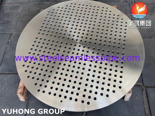 ASTM A182 F316L / 1.4404 Stainless Steel Tube Sheet Heat Exchanger Tube Plate
