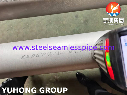 ASTM A312 TP304H / 1.4948 Stainless Steel Pipe Pickled Seamless Round Pipe