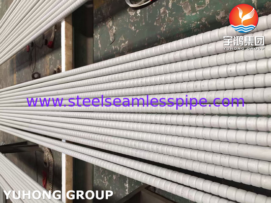 GOST9941 12X18H10T TP321 Stainless Steel Corrugated Fin Tube for Air Cooler