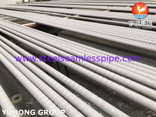 ​TP321(GOST9941 12X18H10T) Corrugated Fin Tube for Air Cooler Application