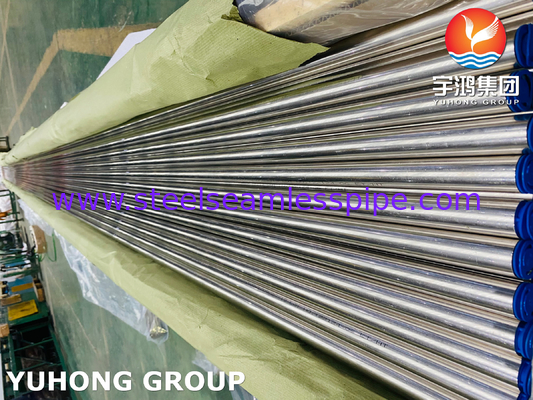 ASME SB111 C71500 Copper Nickel Alloy Seamless Condenser Systems Tubes