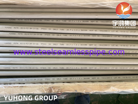 ASTM A213 TP304 Stainless Steel Seamless Heat Exchanger and Furnace Tubes