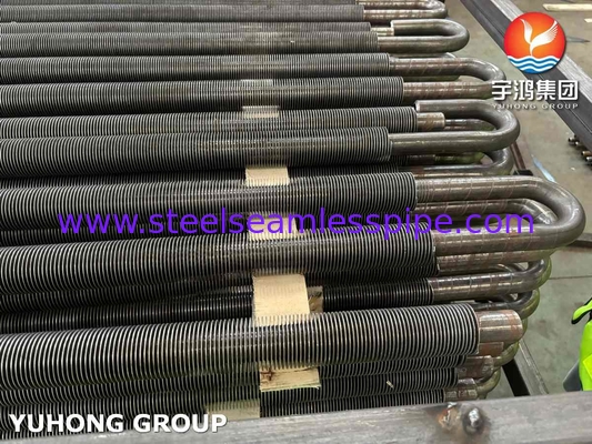 High Frequency Finned Tube HFW Heat Exchanger U Bend Finned Convection Tube