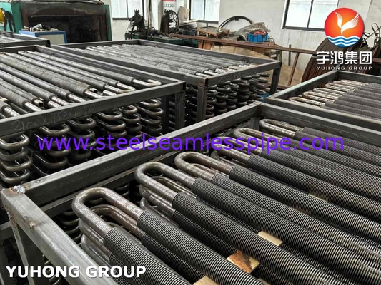 High Frequency Finned Tube HFW Heat Exchanger U Bend Finned Convection Tube