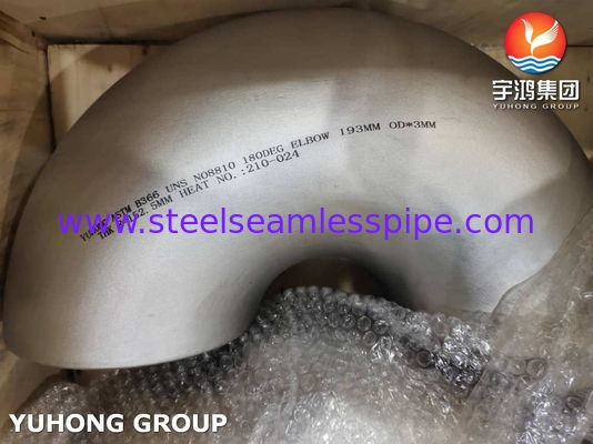 American Standard ASTM403 WP321 180 Degree Stainless Steel Pipe Elbow B16.9
