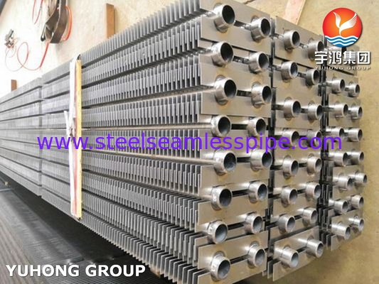 H Type Fin Tube Stainless Steel Square Finned Tube For Economizer