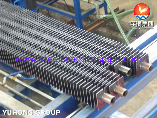 H Type Fin Tube Stainless Steel Square Finned Tube For Economizer