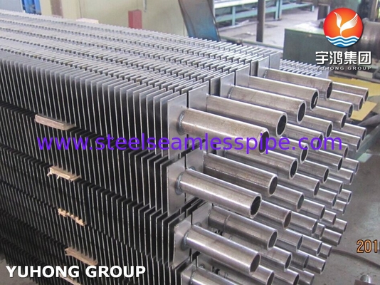 H Type Fin Tube Stainless Steel Square Finned Tube For Economizer