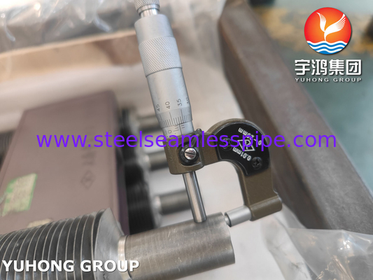 L Type Finned Pipe A179 ASME SA179 With Aluminum 1060 For Air Cooled Condenser