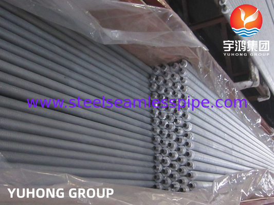 L Type Finned Pipe A179 ASME SA179 With Aluminum 1060 For Air Cooled Condenser