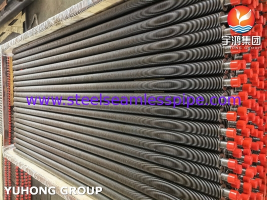 Customized Polished HFW Spiral Welded Finned Tube made of Alloy Steel for Heat Transfer