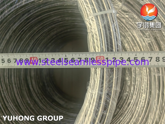 Grade TP304/304L and TP316/316L Stainless Steel Seamless Coil Tube Pickled / Bright Annealed Surface ASME SA213