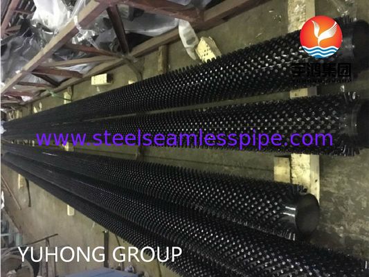 Sandblasted Oval Tube Shape ASTM A335 P9 Studded Finned Tube for High Frequency Welding