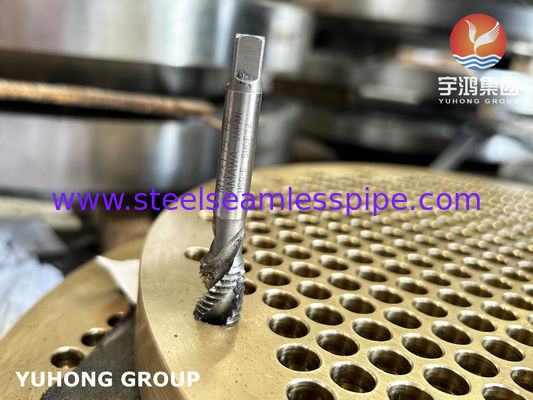 ASTM B171 C46400 Precision Machined Naval Brass Tubesheet for Marine Heat Exchangers