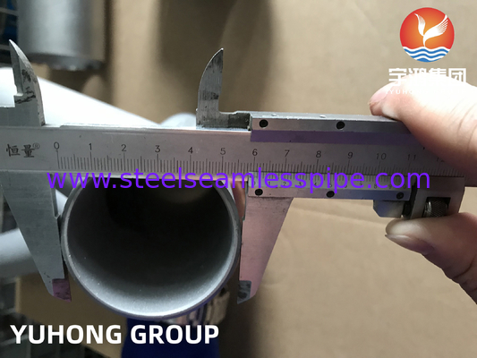 ASTM A815 UNS S31803 Duplex Steel Pipe Connector 45 Degree Y Lateral Tee