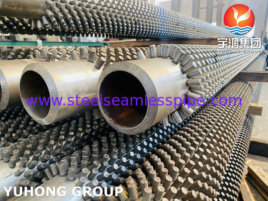 ASTM A312 TP316L Studded Finned Tube with Customizable Height for Corrosion Resistant Heat Exchange Systems