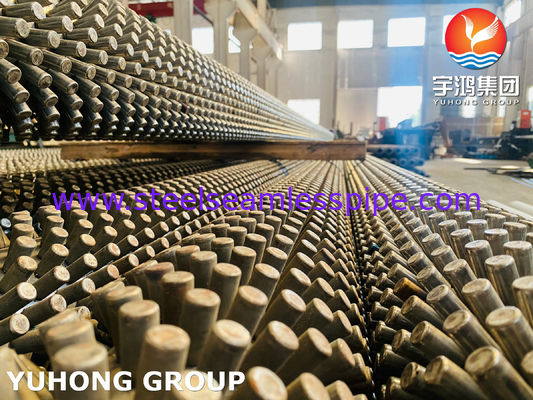 ASTM A312 TP316L Studded Finned Tube with Customizable Height for Corrosion Resistant Heat Exchange Systems