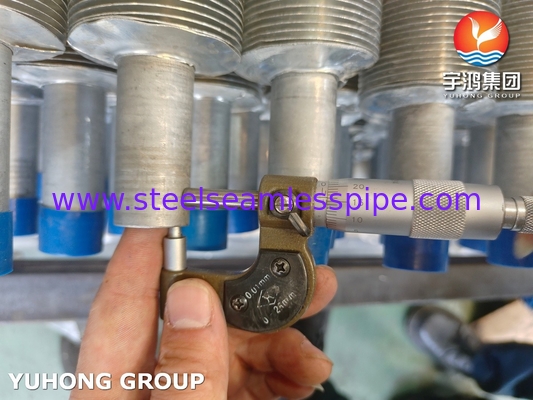 Extruded ASTM A269 TP304 Stainless Steel Finned Heat Exchanger Tube