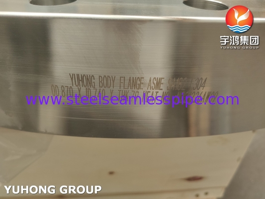 B16.5 ASTM A182 / ASME SA182 F304 Stainless Steel Body Flange