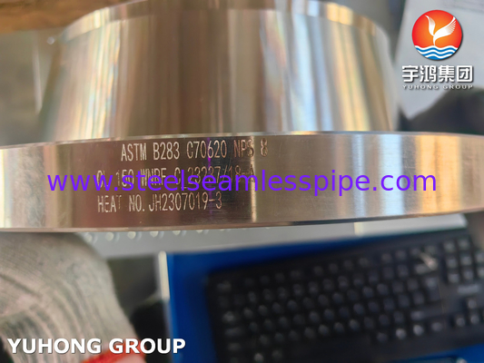 ASTM B283 C70620 Copper Weld Neck RF Flange