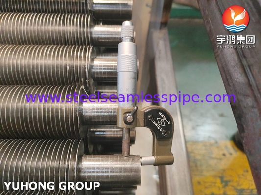 G Type Embedded Spiral Finned Tube ASME SA179 Seamless Heat Exchanger Tube
