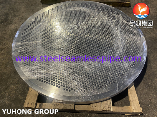 ASTM A182 Stainless Steel Baffle And Tubesheet For Heat Exchanger