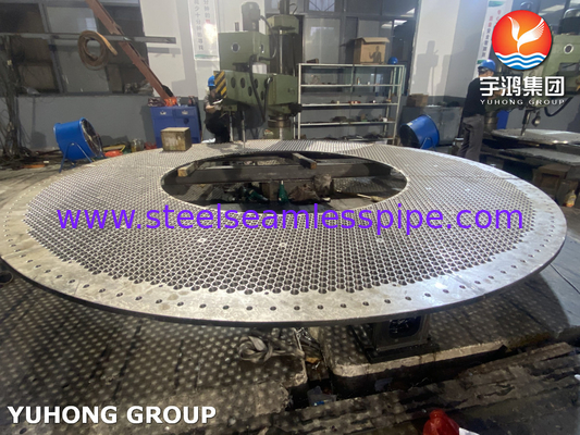 ASTM A182 Stainless Steel Baffle And Tubesheet For Heat Exchanger