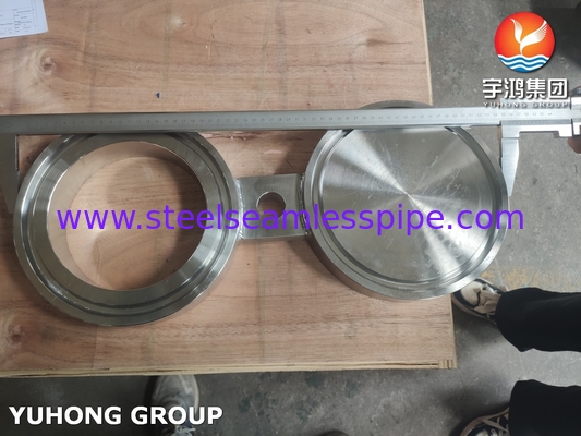 ASTM A182 F51 Duplex Steel Spectacle Blind Flange / B16.48 RTJ Figure-8 Blanks
