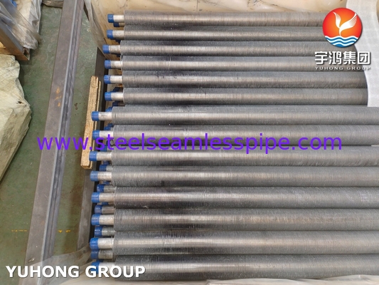 SA249 TP304 Stainless Steel Extruded Fin Tube For Rice Mill Heat Exchanger