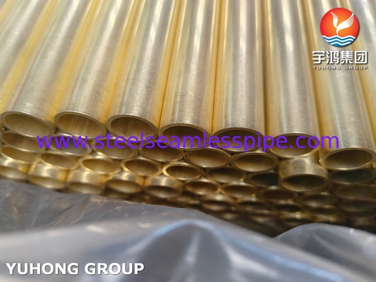 ASTM B111 C44300 O61 Admiralty Brass Tube Seamless Copper Heat Exchanger Tube