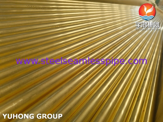 ASTM B111 C44300 O61 Admiralty Brass Tube Seamless Copper Heat Exchanger Tube