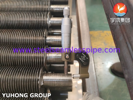 A179 Carbon Steel Fin Tube A1100 A1060 Aluminium Strip For Air Cooler