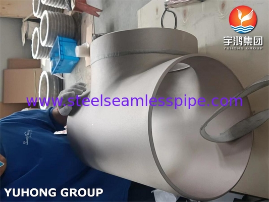 Copper Nickel 90/10 Equal Tee Fitting ASTM B466 For Marine And Industrial Environments