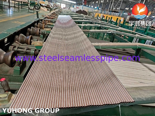 ASTM B111 C70600 Soft Anneal O61 Copper Nickel Alloy Tube Seawater Cooled Tube