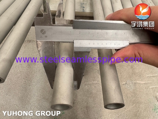 Super Duplex Steel Seamless Pipe ASTM A790 UNS S32750 Acid Resistant